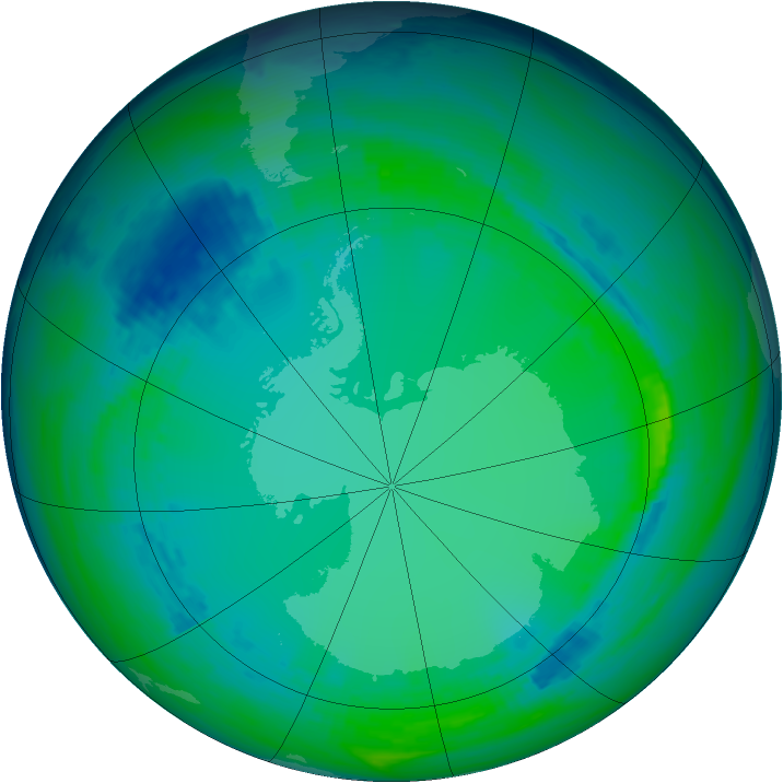 Ozone Map 2004-07-25